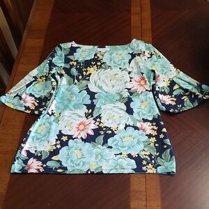 Charter Club Floral Print Women's Top - Size PS